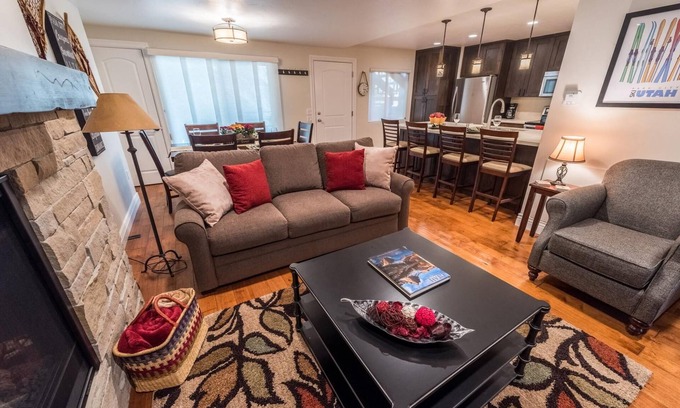 North Park City Condo | Walk to lifts from this stylish condo! Edelweiss Escape w/Hot Tub Pool!