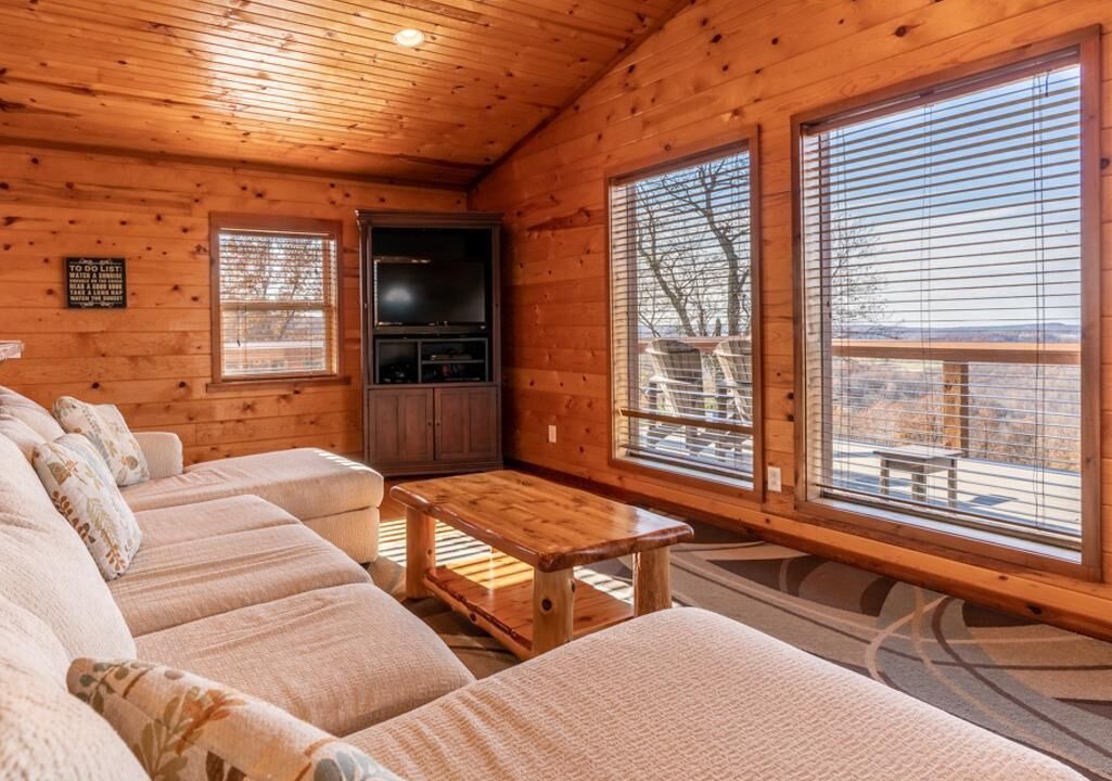 Ponca Cabin | Mountain Sunset Cabin w/Hot Tub