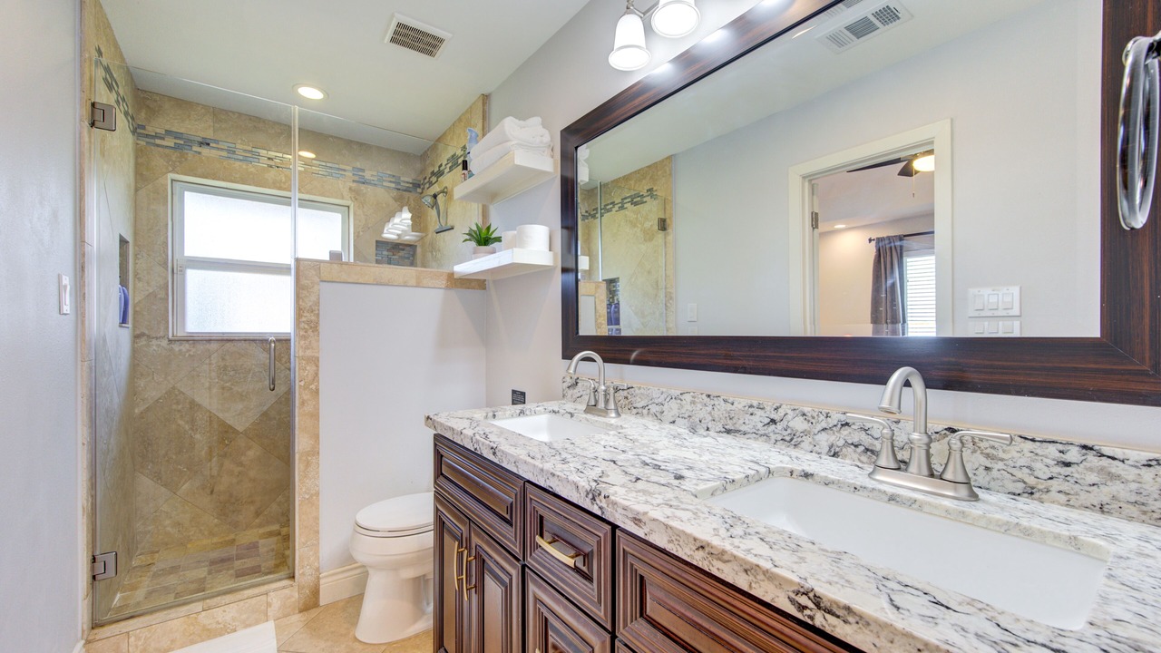 Photo of Bathroom in Spring Shadows