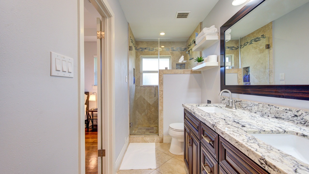 Photo of Bathroom in Spring Shadows