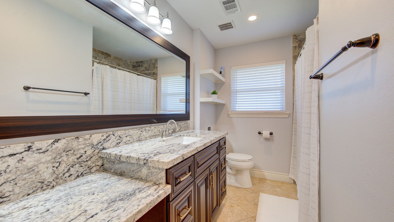 Photo of Bathroom in Spring Shadows
