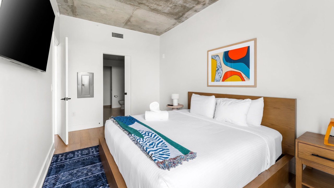 Photo of Bedroom in Rainey Street Historic District