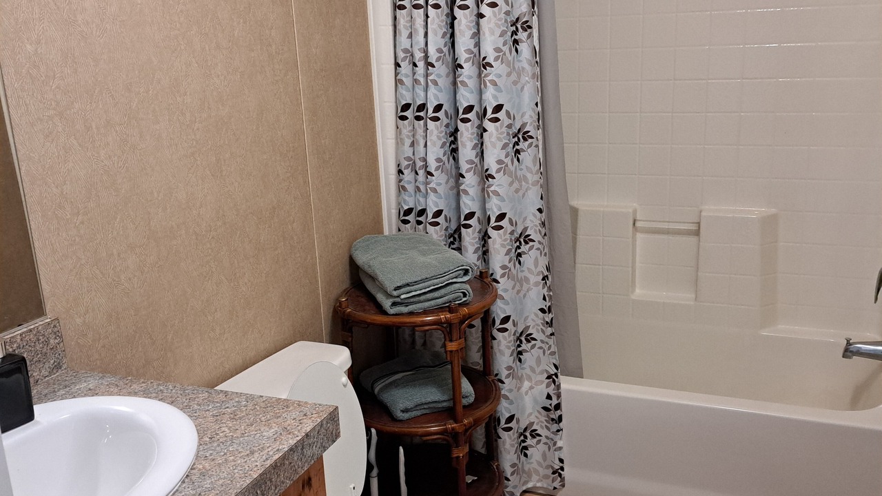 Photo of Bathroom in East Glacier Park Village