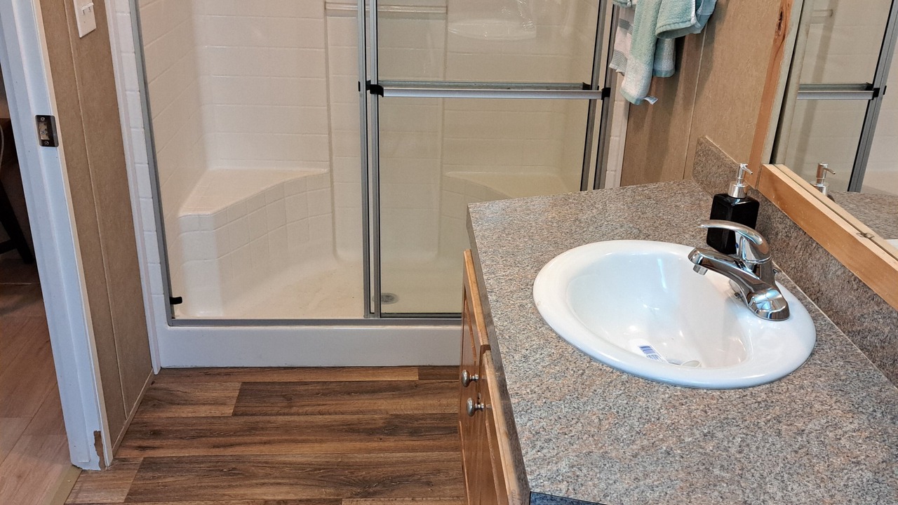 Photo of Bathroom in East Glacier Park Village