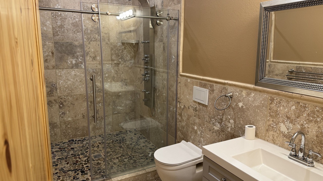 Photo of Bathroom in East Glacier Park Village
