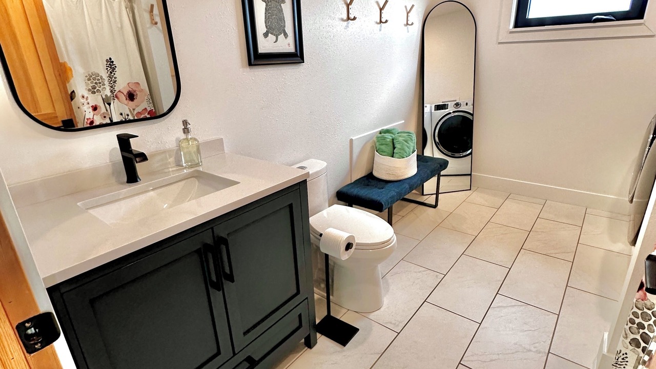 Photo of Bathroom in East Glacier Park Village