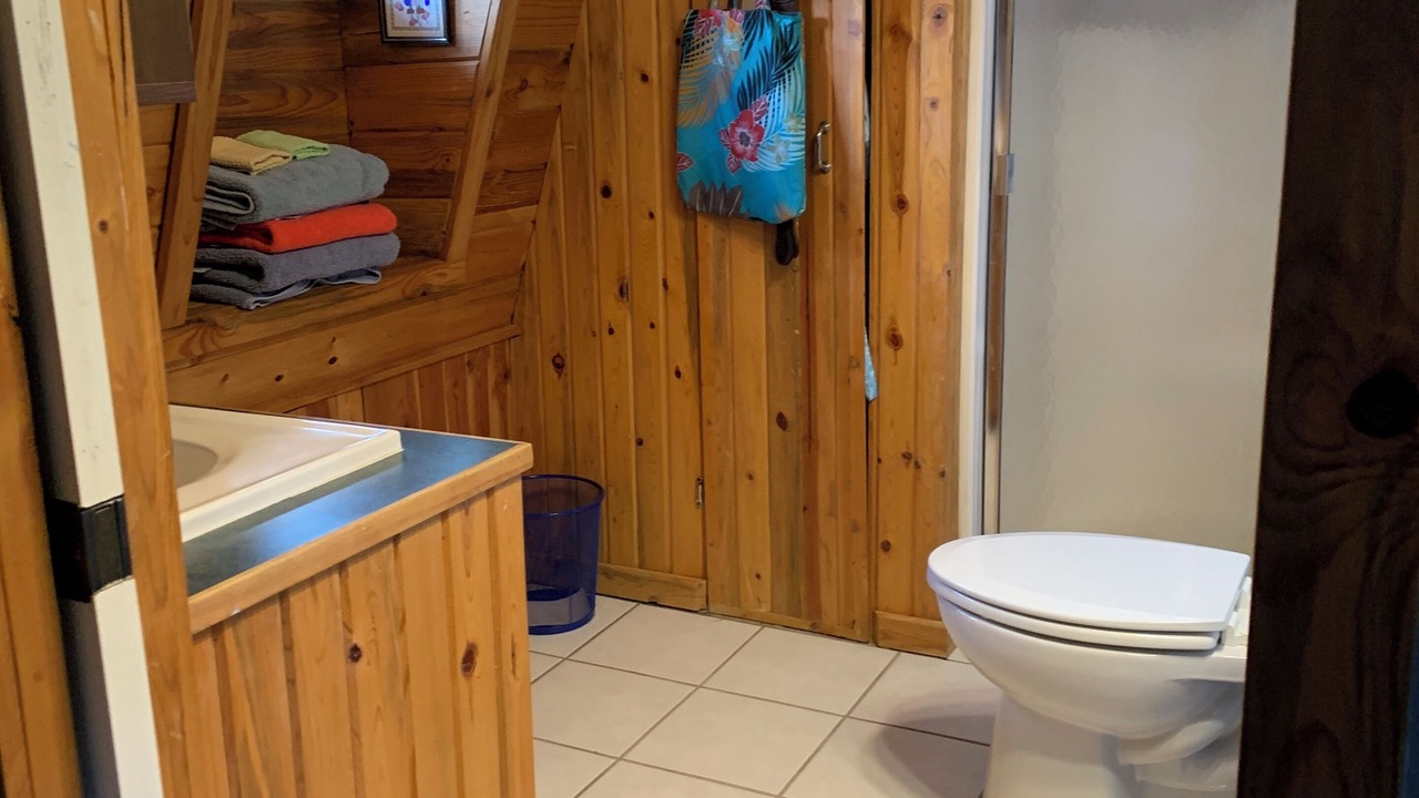 Photo of Bathroom in East Glacier Park Village