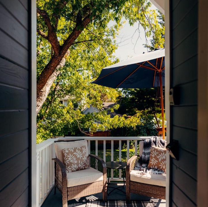 Photo of Patio Balcony in Historic Railroad District