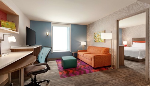 Suite, 1 King Bed, Roll-in Shower, Non Smoking (Mobility & Hearing Accessible)