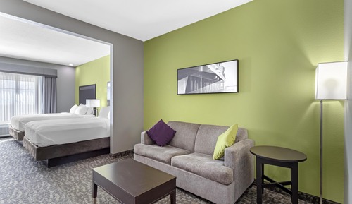Suite, 2 Queen Beds, Accessible, Refrigerator & Microwave (with Single Sofabed)