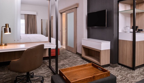 Suite, Multiple Beds, Roll-in Shower