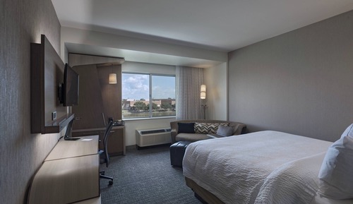 Room, 1 King Bed with Sofa bed, Hearing Accessible