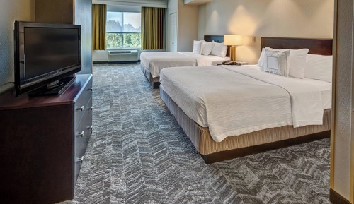 Suite, Multiple Beds, Hearing Accessible (Roll-in Shower)