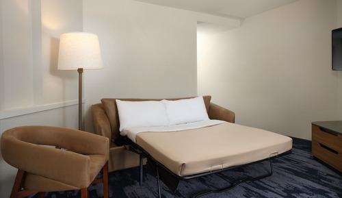 Studio, 1 King Bed with Sofa bed, Hearing Accessible