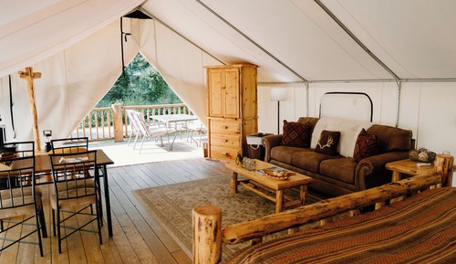 Romantic Tent, 1 King Bed with Sofa bed, Garden View