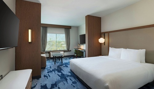 Studio, 1 King Bed with Sofa bed, Accessible Bathtub