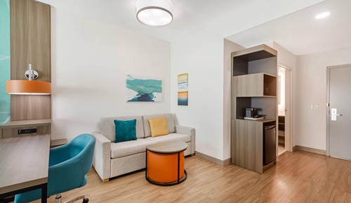 Suite, 1 King Bed with Sofa bed, Non Smoking (Roll-In Shower)