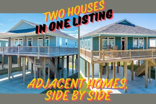 Two Adjacent Cabins that Sleeps 18
